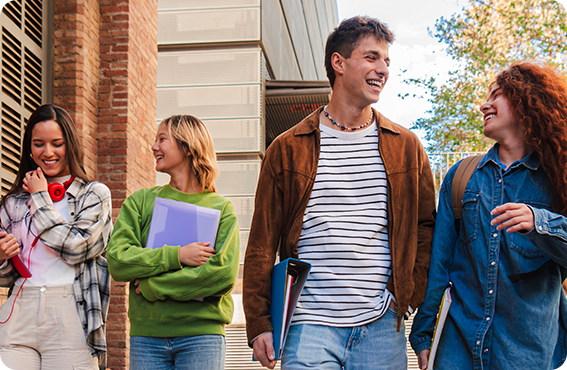 Students Talking